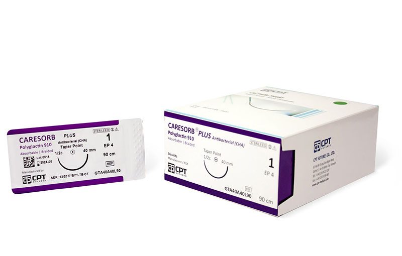 Chỉ CARESORB Plus ®– Polyglactin 910 kháng khuẩn